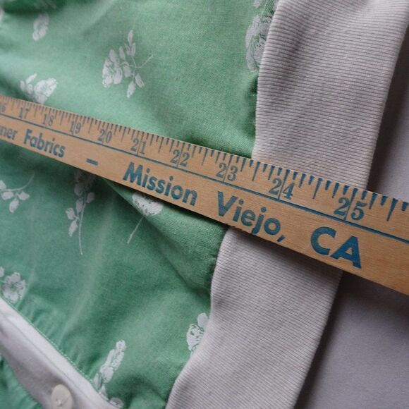 Vintage 80s G.W. Division of Graff Women Green Floral Sweater Size M - Picture 11 of 11